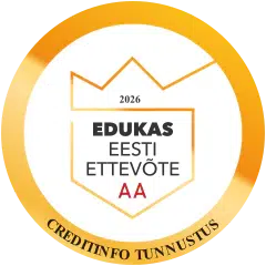 Creditinfo „Edukas Eesti Ettevõte AA 2026” tunnustusmärk – Täiskasvanute Koolituskeskus